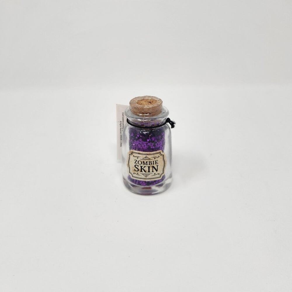 Zombie Skin Halloween Mini Potion Filled Bottle